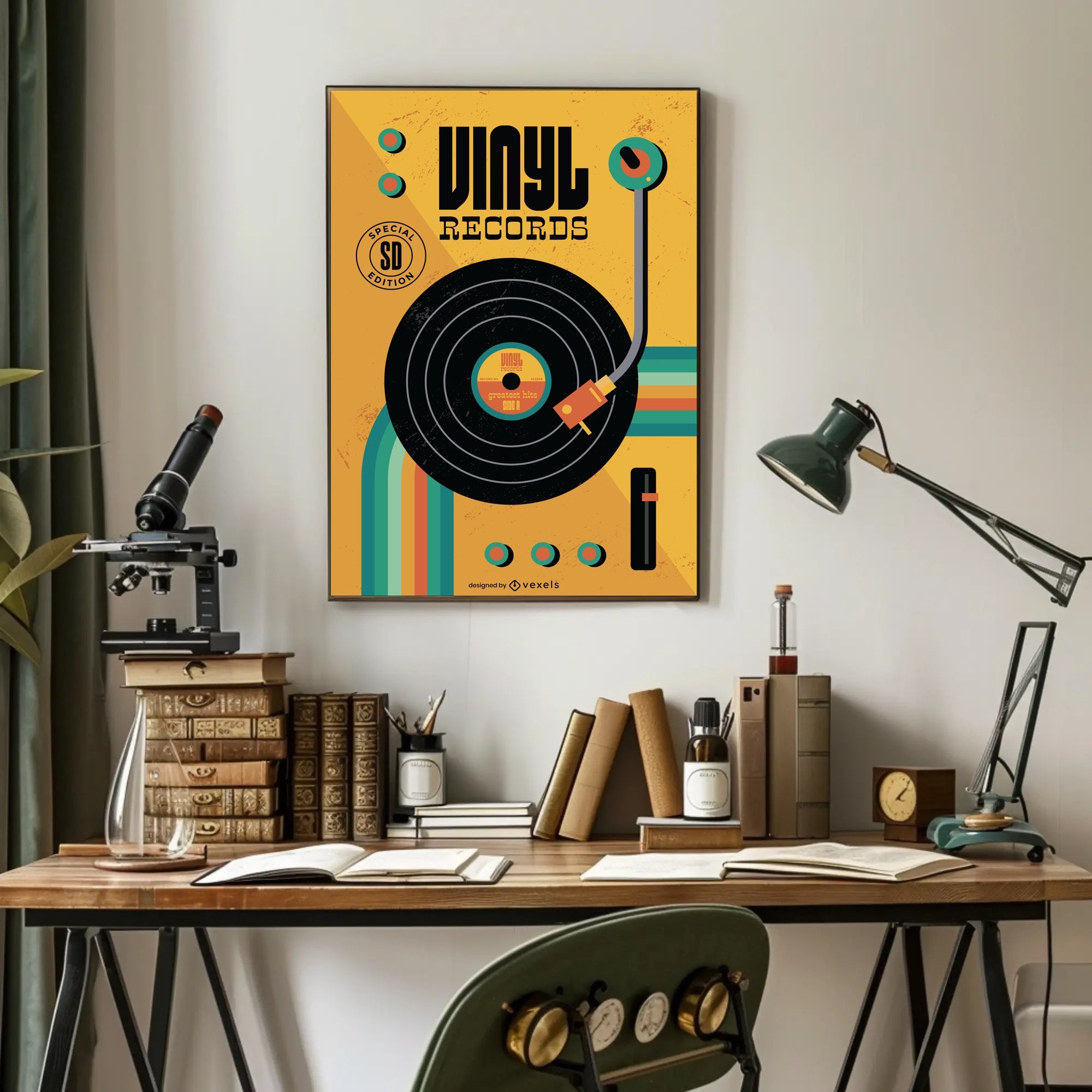 Vinyl Record Special Edition Music or Concert Poster PosterGoat