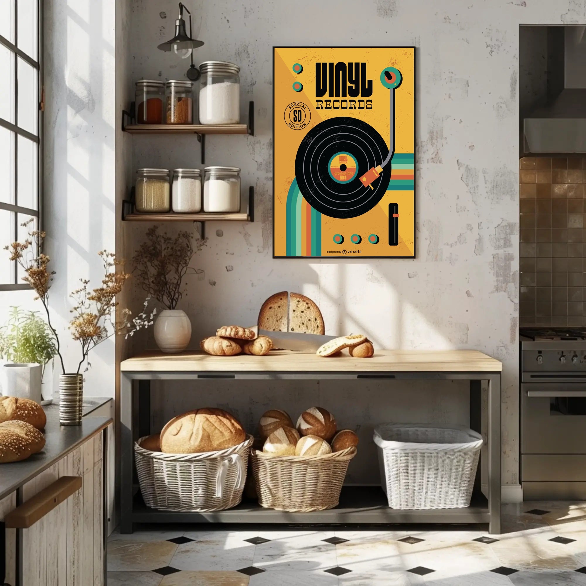 Vinyl Record Special Edition Music or Concert Poster PosterGoat