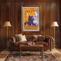 Vio-Violet Art Nouveau Perfume Advertisement Poster PosterGoat