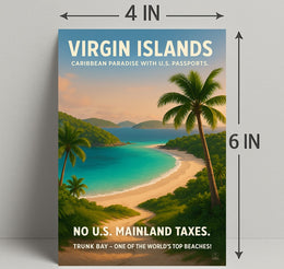 Virgin Islands Caribbean Paradise Poster PosterGoat