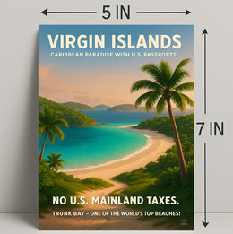 Virgin Islands Caribbean Paradise Poster PosterGoat