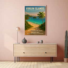 Virgin Islands Caribbean Paradise Poster PosterGoat