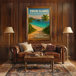 Virgin Islands Caribbean Paradise Poster PosterGoat