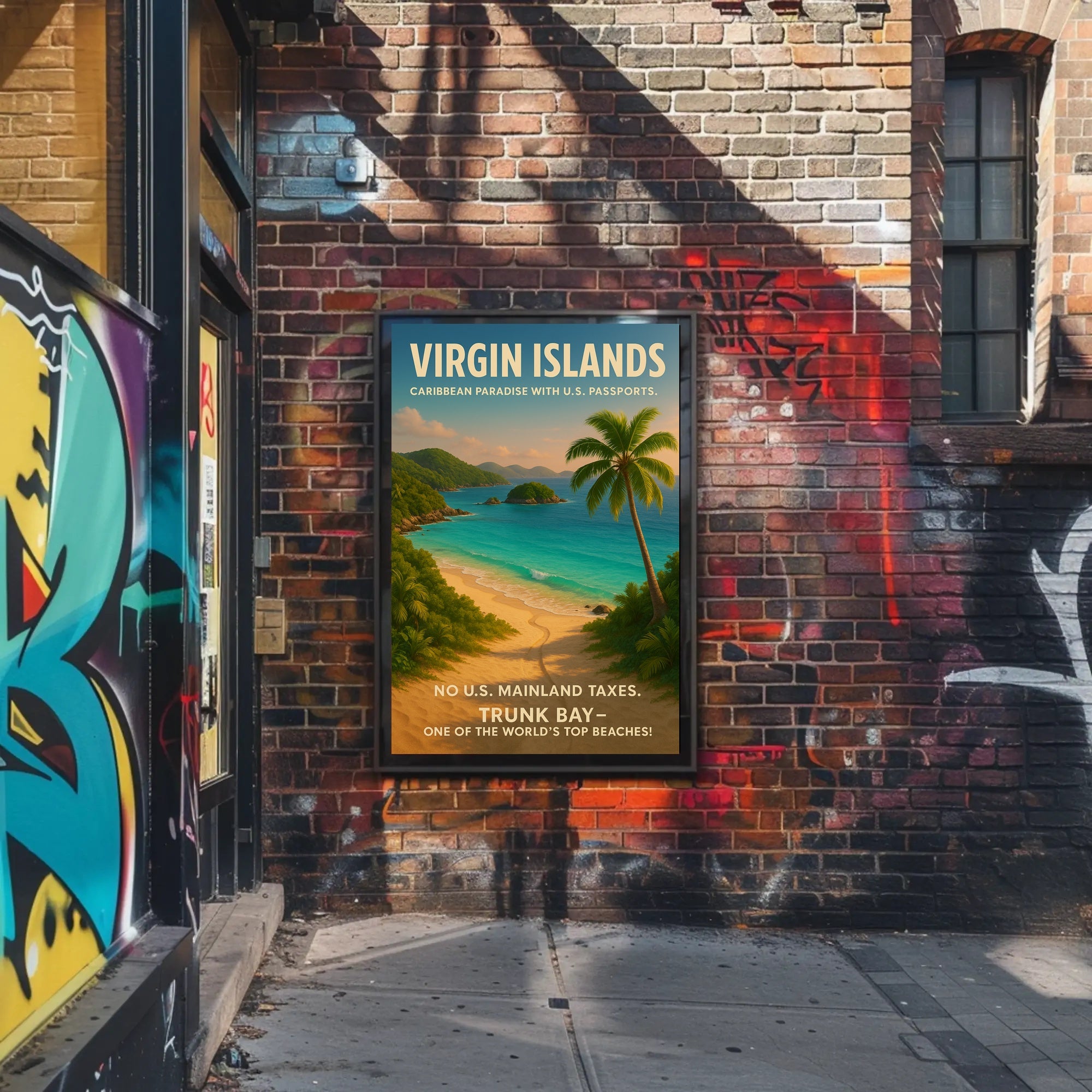 Virgin Islands Caribbean Paradise Poster PosterGoat