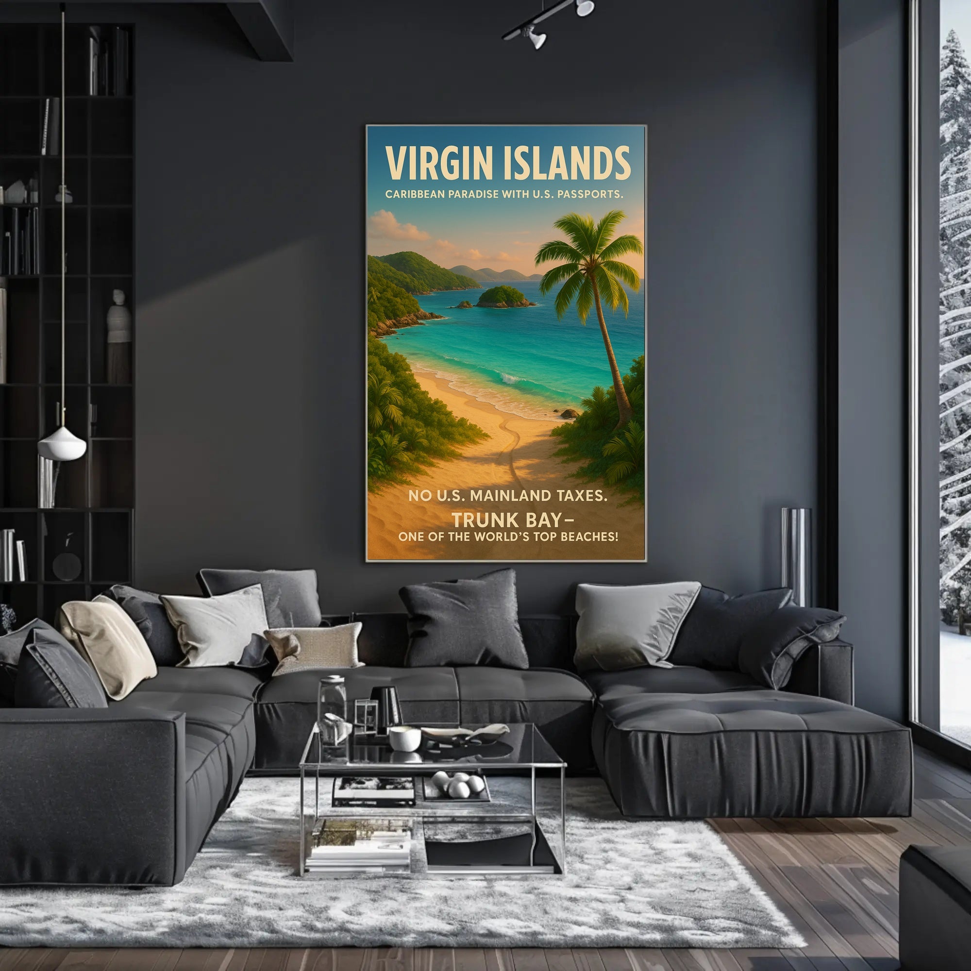 Virgin Islands Caribbean Paradise Poster PosterGoat