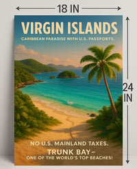 Virgin Islands Caribbean Paradise Poster PosterGoat
