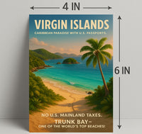 Virgin Islands Caribbean Paradise Poster PosterGoat