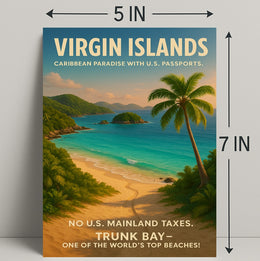 Virgin Islands Caribbean Paradise Poster PosterGoat