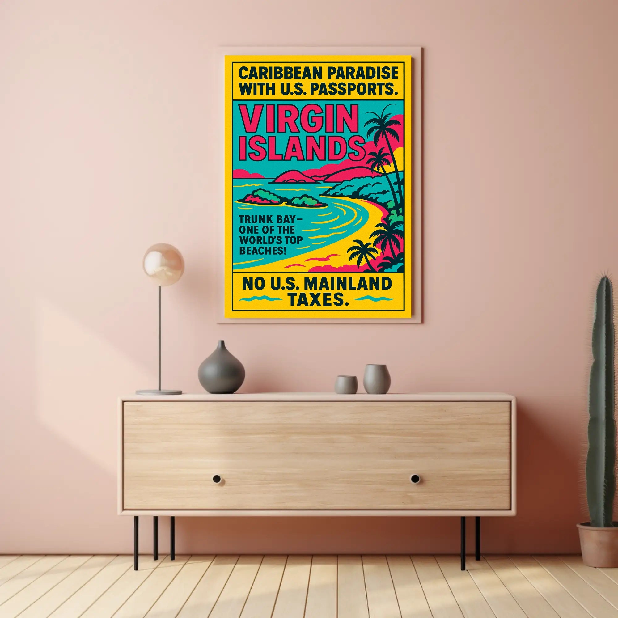 Virgin Islands Caribbean Paradise Poster PosterGoat