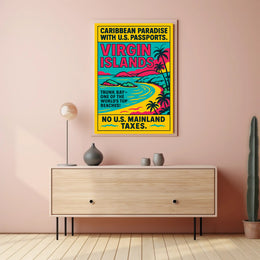 Virgin Islands Caribbean Paradise Poster PosterGoat