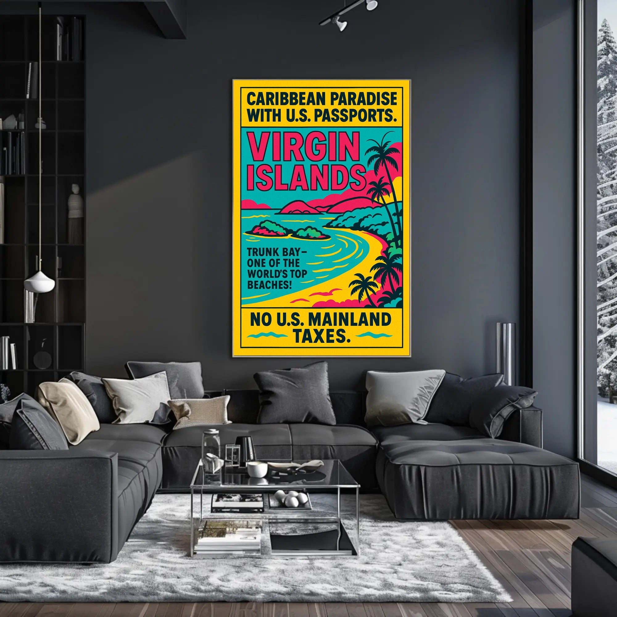 Virgin Islands Caribbean Paradise Poster PosterGoat