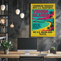 Virgin Islands Caribbean Paradise Poster PosterGoat