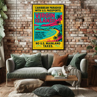 Virgin Islands Caribbean Paradise Poster PosterGoat