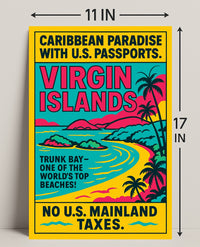 Virgin Islands Caribbean Paradise Poster PosterGoat