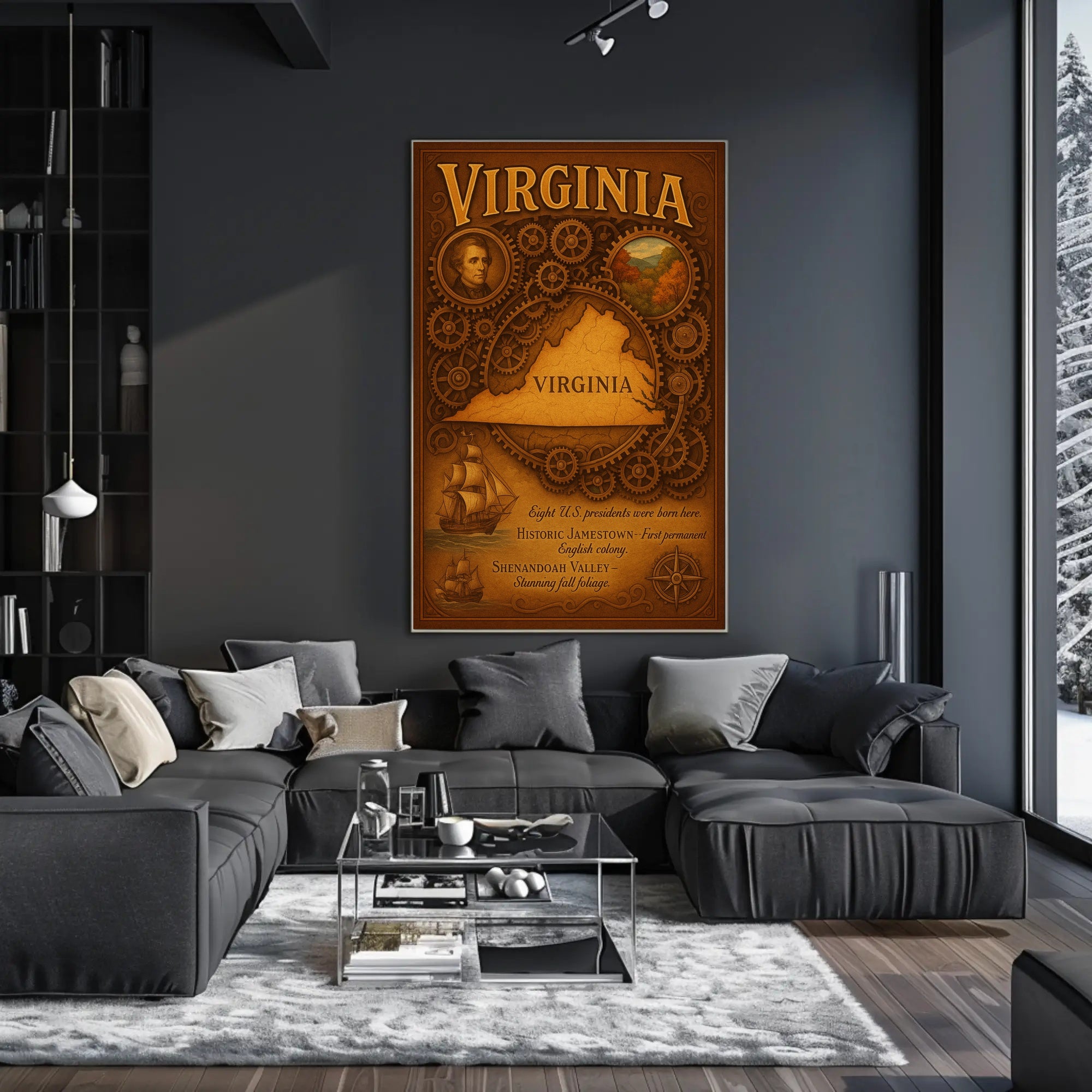 Virginia Birthplace of Presidents Poster PosterGoat