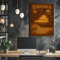 Virginia Birthplace of Presidents Poster PosterGoat