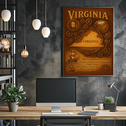 Virginia Birthplace of Presidents Poster PosterGoat