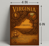 Virginia Birthplace of Presidents Poster PosterGoat