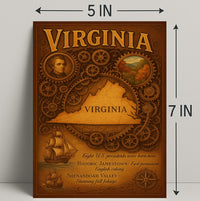 Virginia Birthplace of Presidents Poster PosterGoat