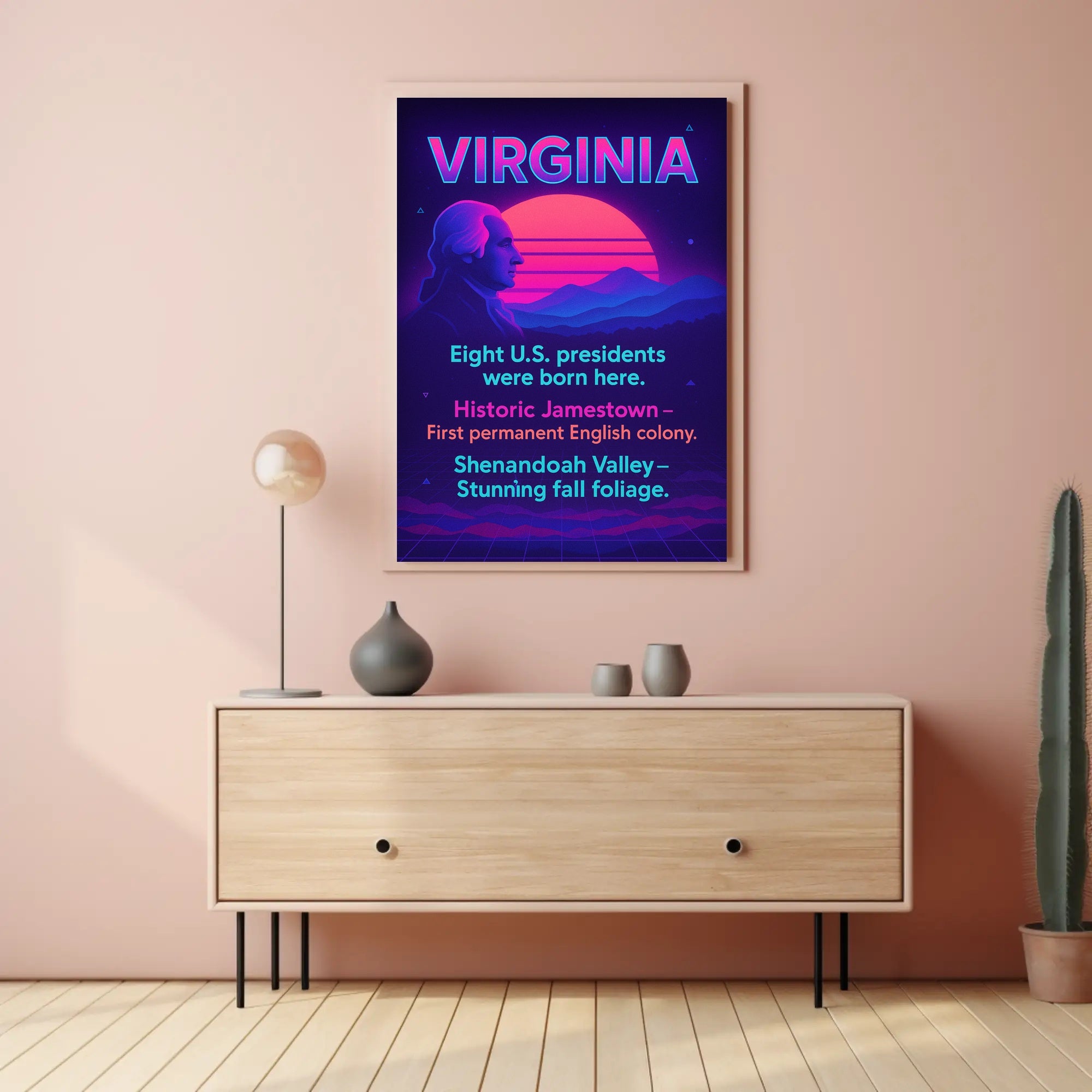 Virginia Birthplace of Presidents Poster PosterGoat