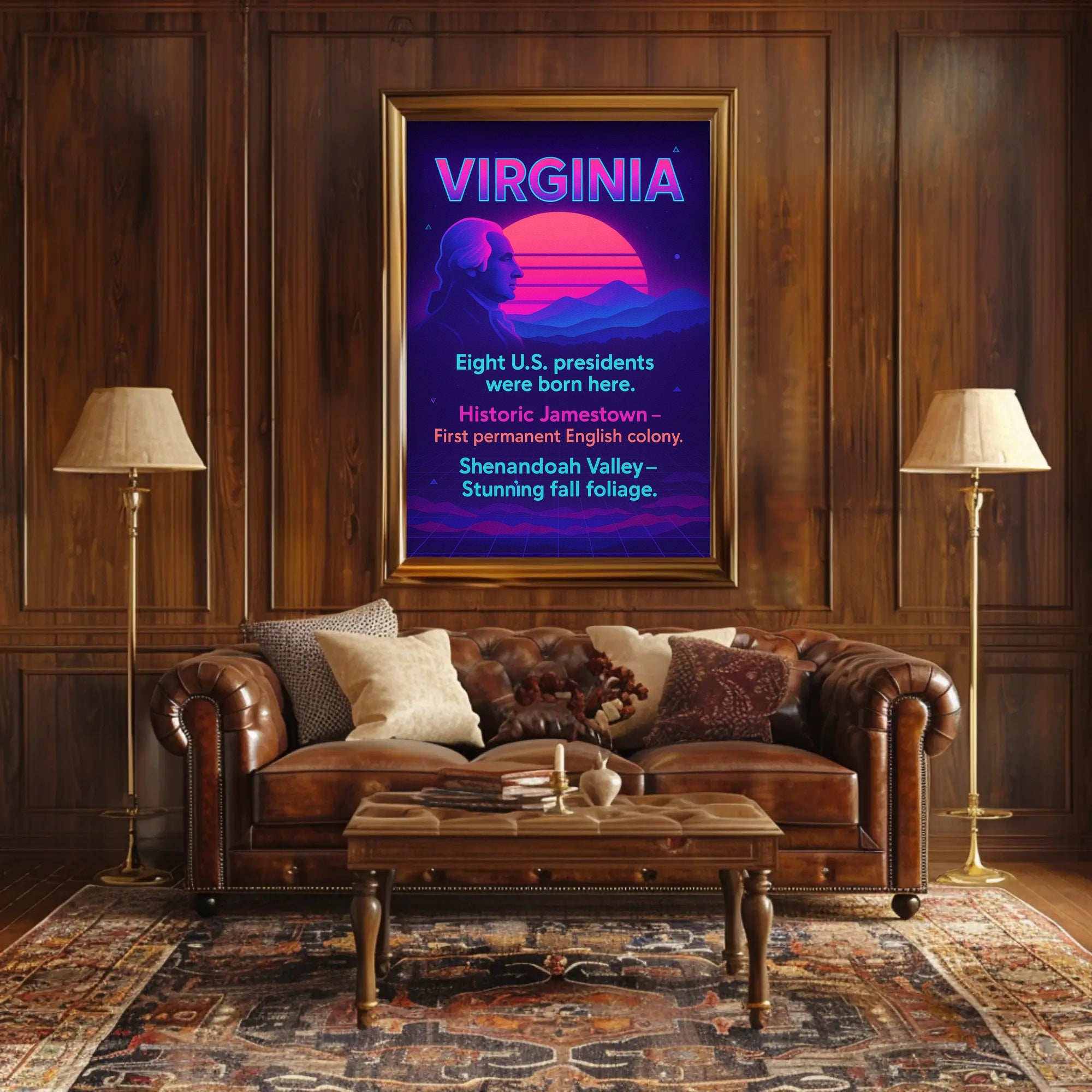 Virginia Birthplace of Presidents Poster PosterGoat