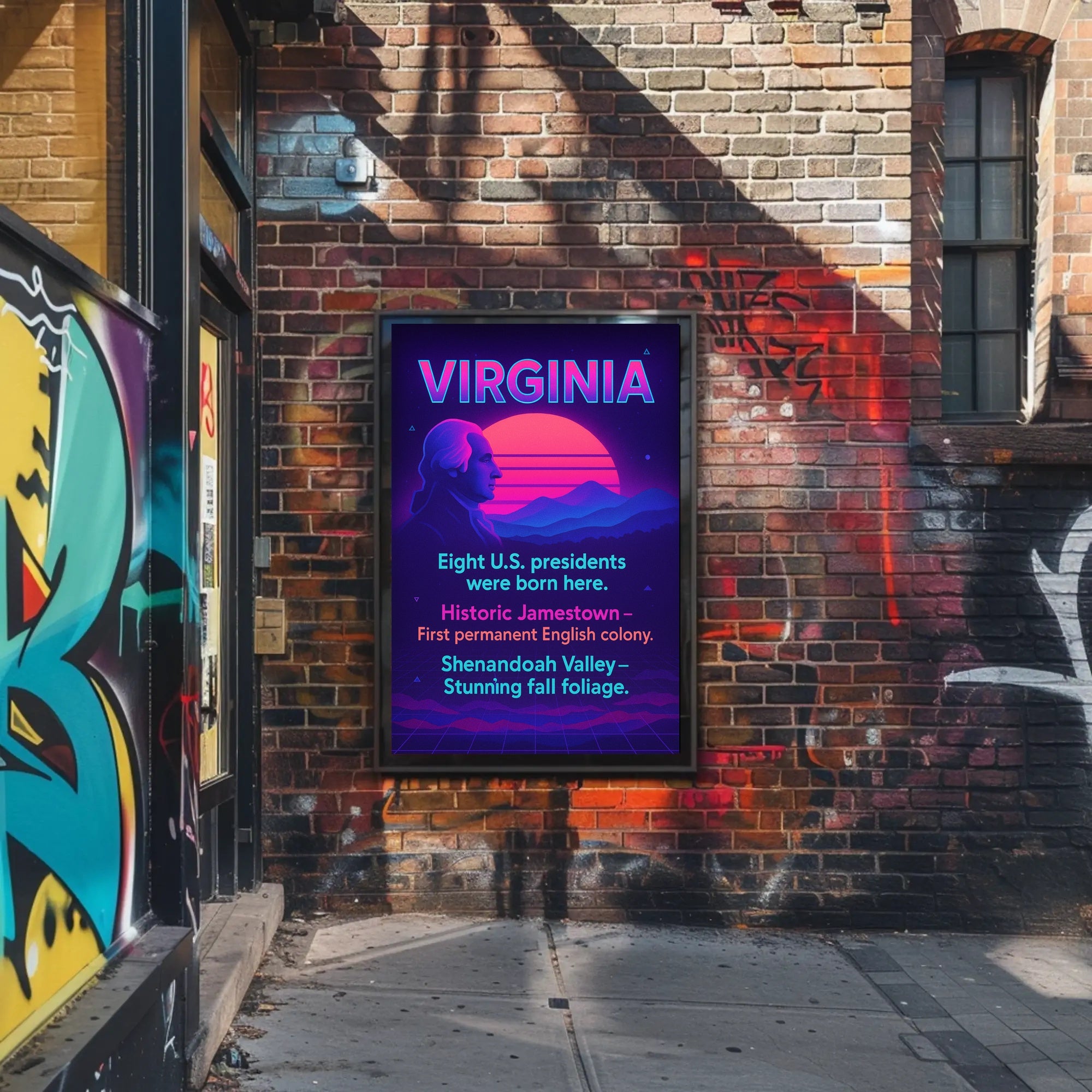 Virginia Birthplace of Presidents Poster PosterGoat