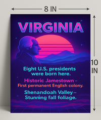 Virginia Birthplace of Presidents Poster PosterGoat