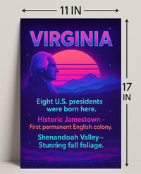 Virginia Birthplace of Presidents Poster PosterGoat
