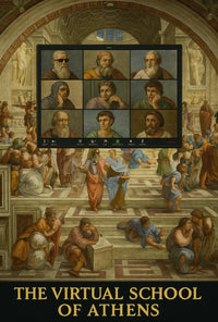 Virtual Renaissance Humor with Philosophers Pop Culture Poster PosterGoat