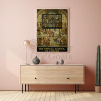 Virtual Renaissance Humor with Philosophers Pop Culture Poster PosterGoat