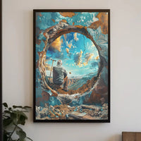 Visionary Landscape: Introspection and Rebirth Artistic Poster PosterGoat