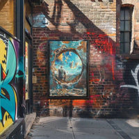 Visionary Landscape: Introspection and Rebirth Artistic Poster PosterGoat