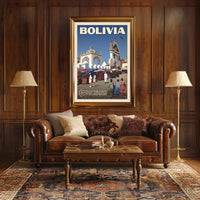 Visit Copacabana Vintage Travel Poster PosterGoat