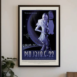 Visit Exotic PSO J318.5-22 Futuristic Sci-Fi Poster PosterGoat