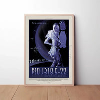 Visit Exotic PSO J318.5-22 Futuristic Sci-Fi Poster PosterGoat