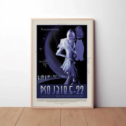 Visit Exotic PSO J318.5-22 Futuristic Sci-Fi Poster PosterGoat