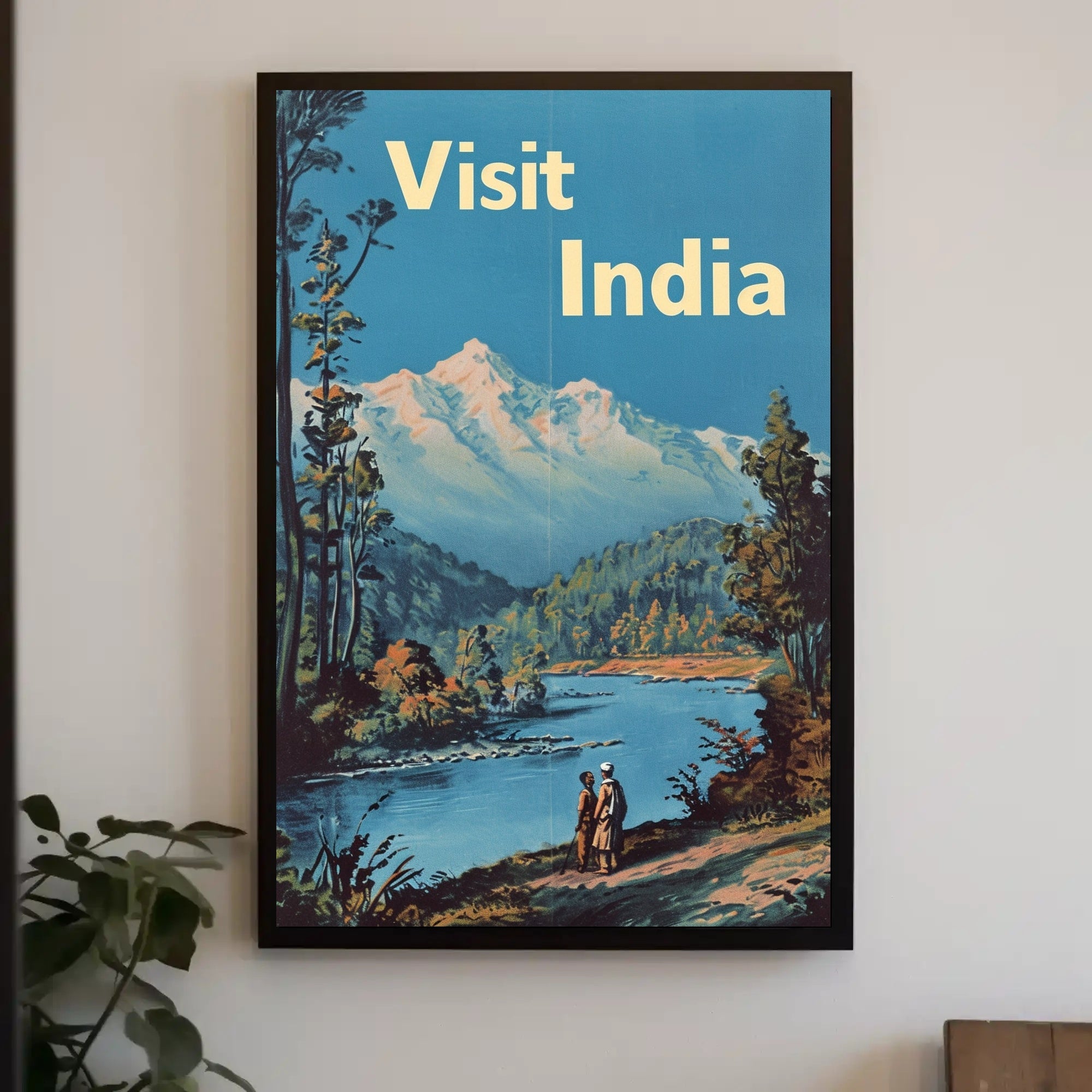 Visit India: Vintage Travel Poster PosterGoat