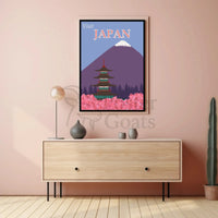 Visit Japan: Iconic Landscape Travel Poster PosterGoat