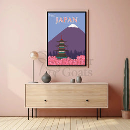 Visit Japan: Iconic Landscape Travel Poster PosterGoat