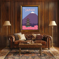 Visit Japan: Iconic Landscape Travel Poster PosterGoat
