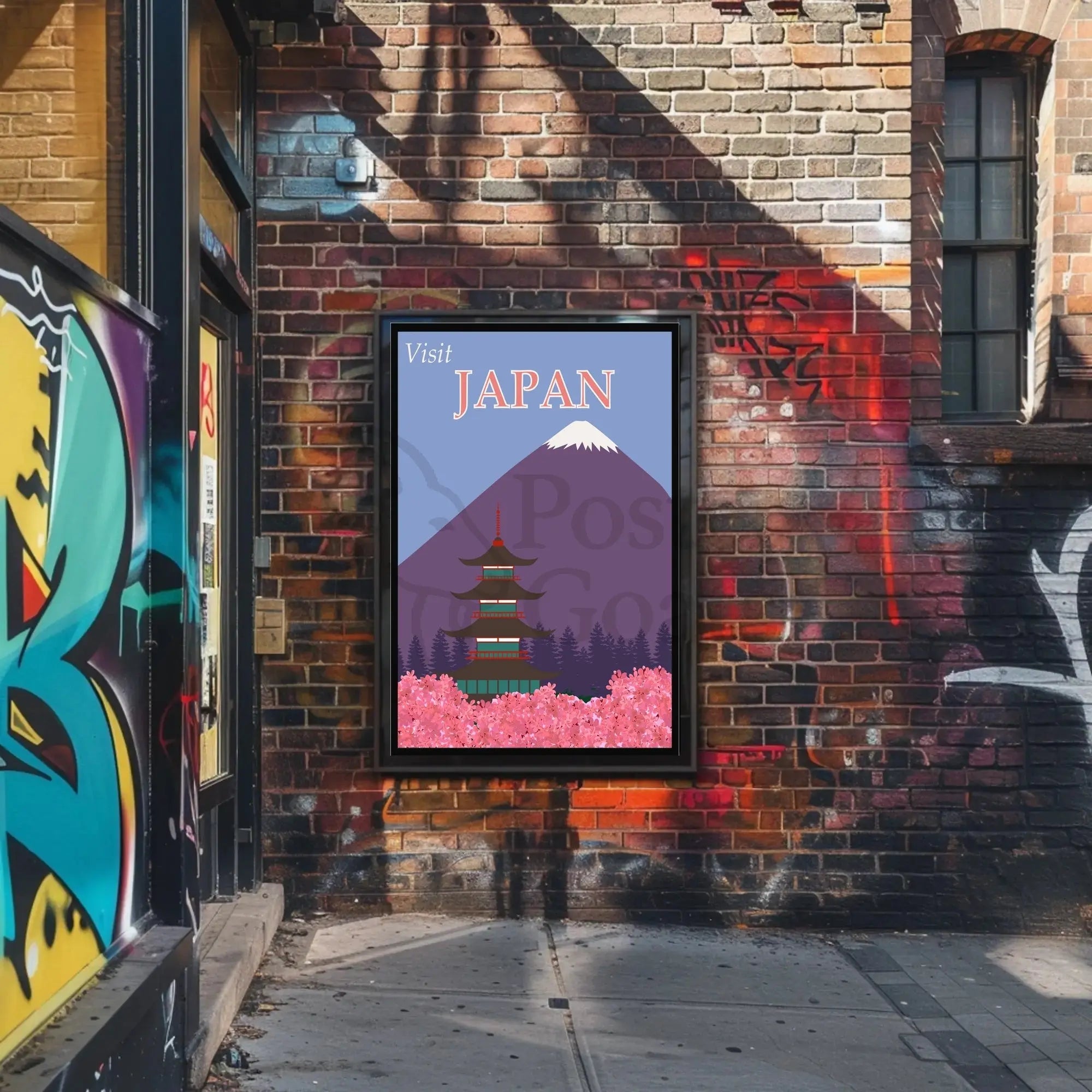 Visit Japan: Iconic Landscape Travel Poster PosterGoat