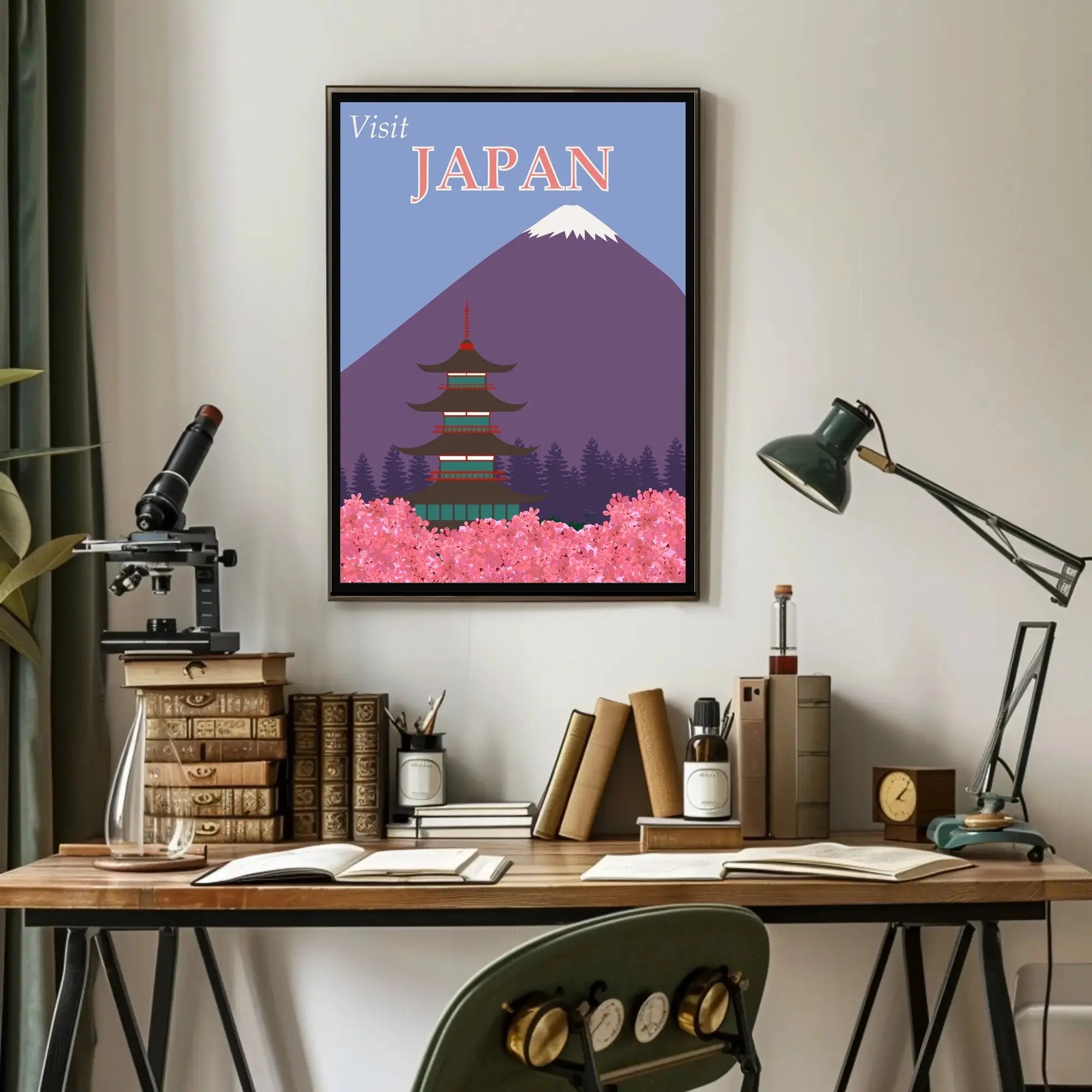 Visit Japan: Iconic Landscape Travel Poster PosterGoat
