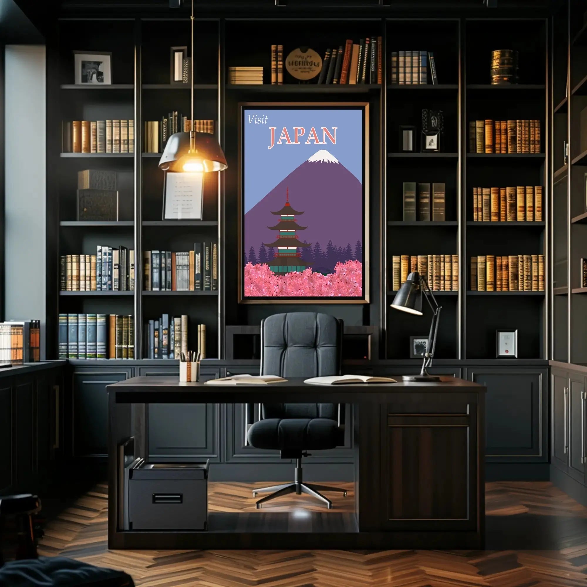 Visit Japan: Iconic Landscape Travel Poster PosterGoat