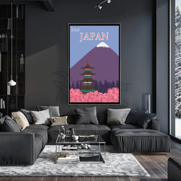 Visit Japan: Iconic Landscape Travel Poster PosterGoat