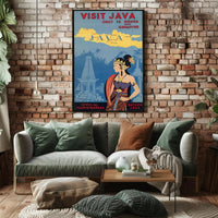 Visit Java Vintage Travel Poster PosterGoat