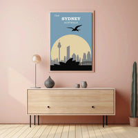 Visit Sydney Australia Travel Poster PosterGoat