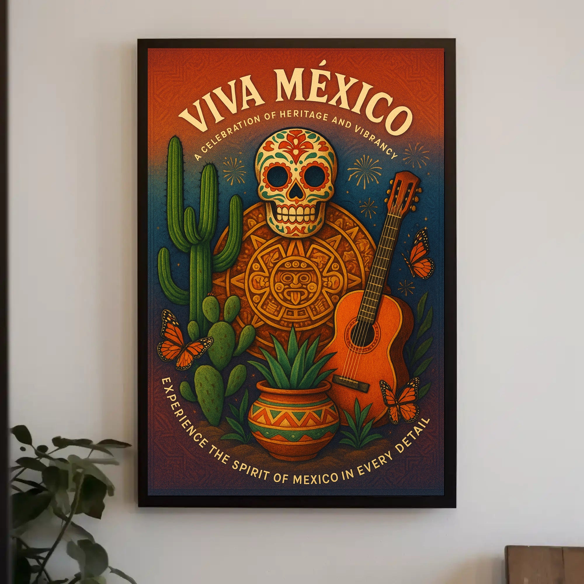 Viva México A Celebration of Heritage Poster PosterGoat