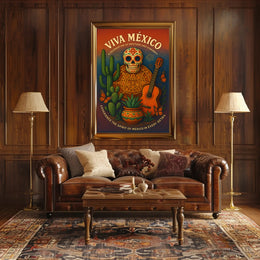 Viva México A Celebration of Heritage Poster PosterGoat