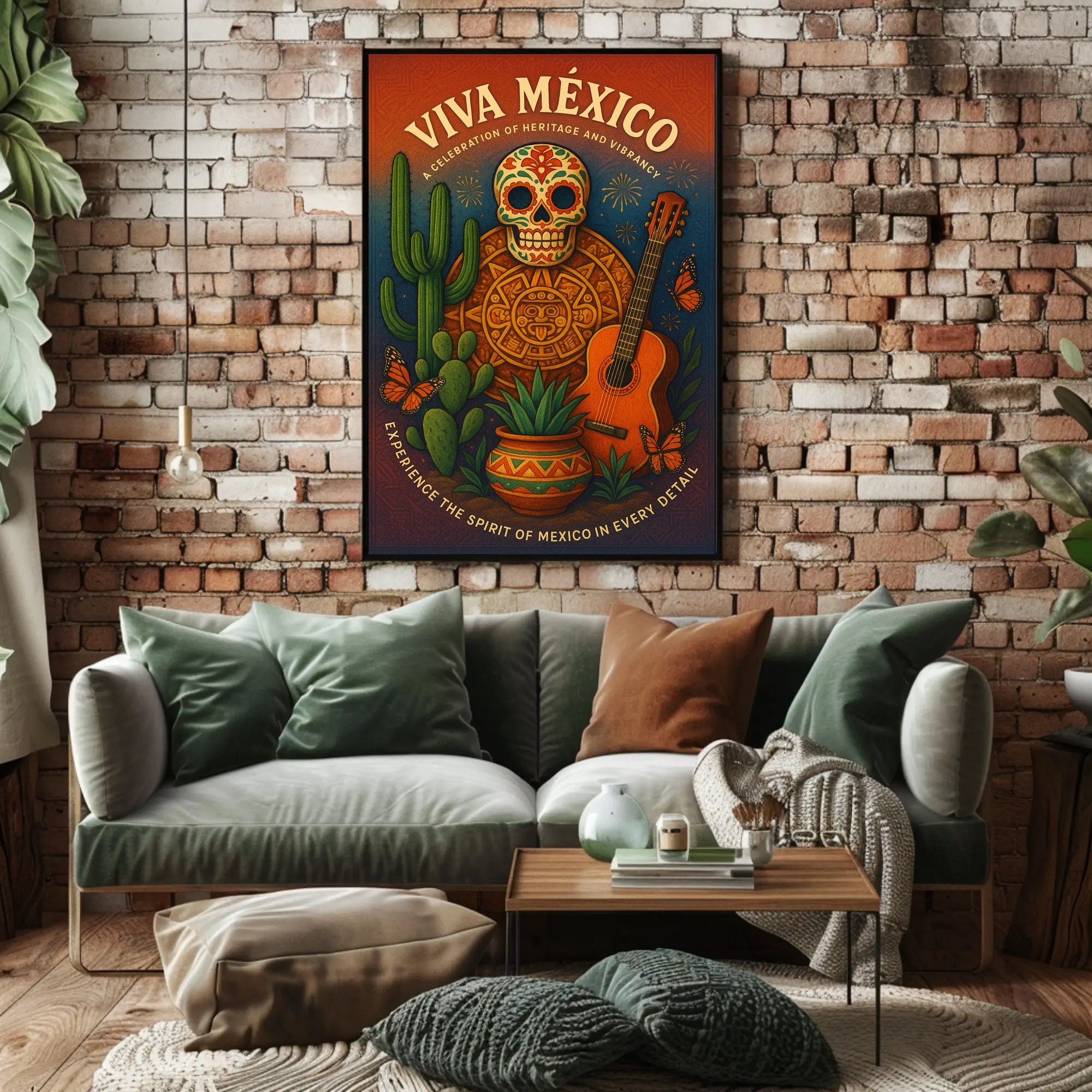Viva México A Celebration of Heritage Poster PosterGoat