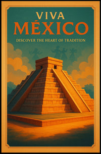 Viva México Discover the Heart of Tradition Poster PosterGoat
